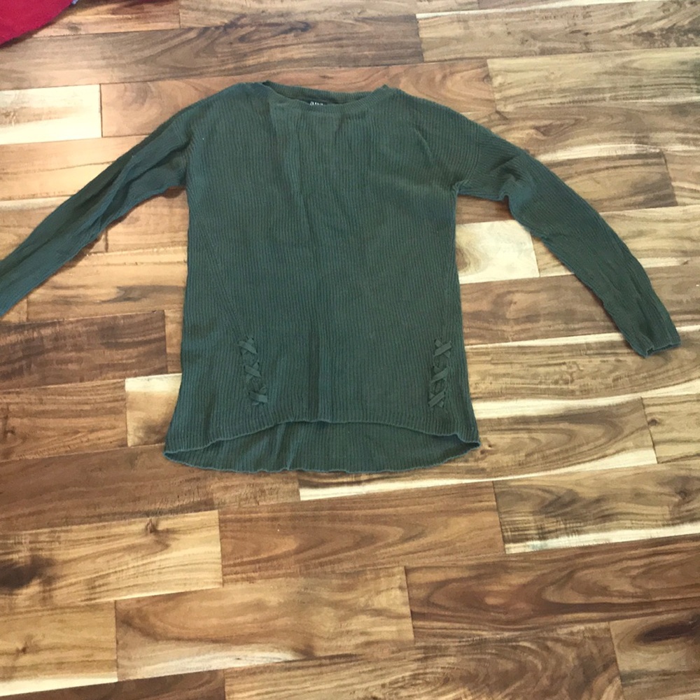 Tunic length sweater